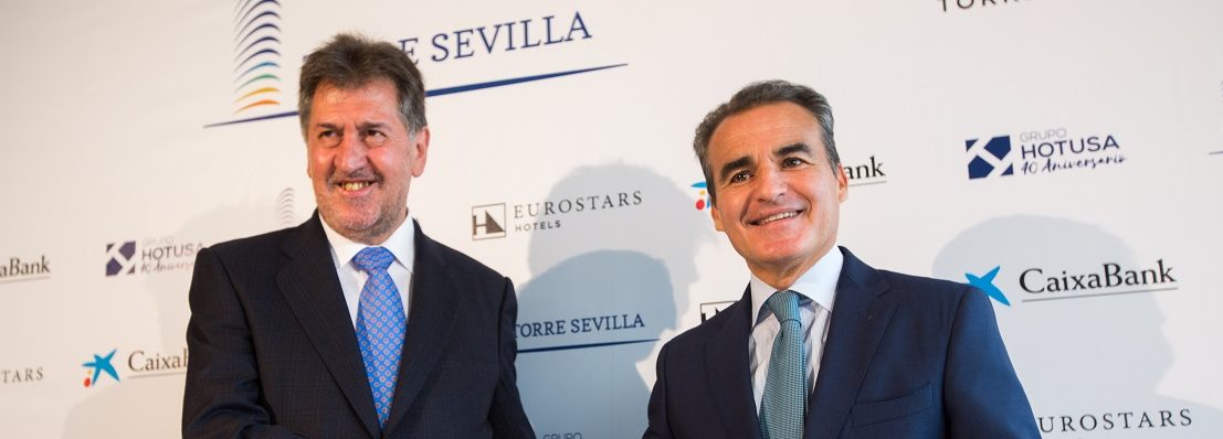 CaixaBank y Grupo Hotusa acuerdan ampliar un 50% el hotel de la Torre Sevilla