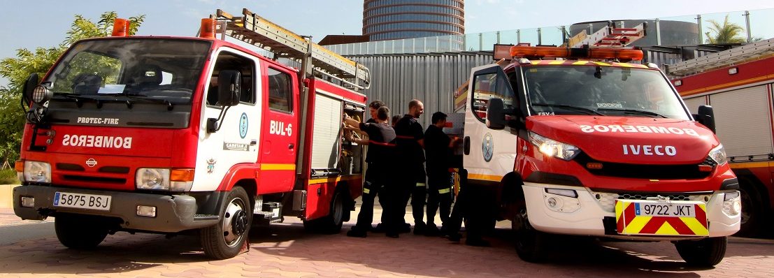 Los Bomberos de la ciudad de Sevilla adquieren conocimiento técnico en rascacielos en la Torre Sevilla