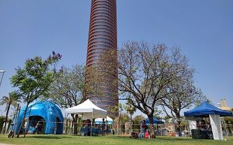 Lipasam, el Distrito Triana y el Centro Comercial TORRE SEVILLA conmemoran el Día Mundial del Medio Ambiente en el Parque Magallanes