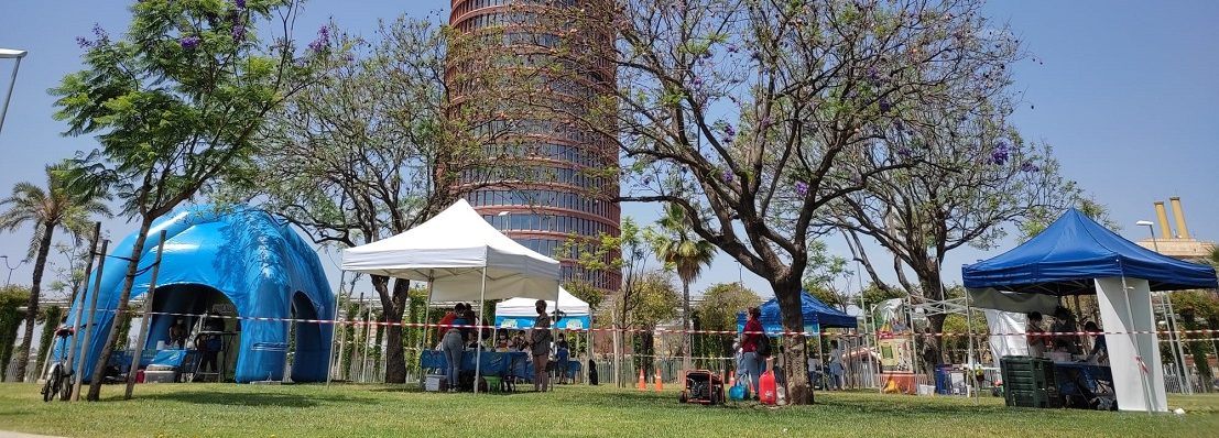 Lipasam, el Distrito Triana y el Centro Comercial TORRE SEVILLA conmemoran el Día Mundial del Medio Ambiente en el Parque Magallanes